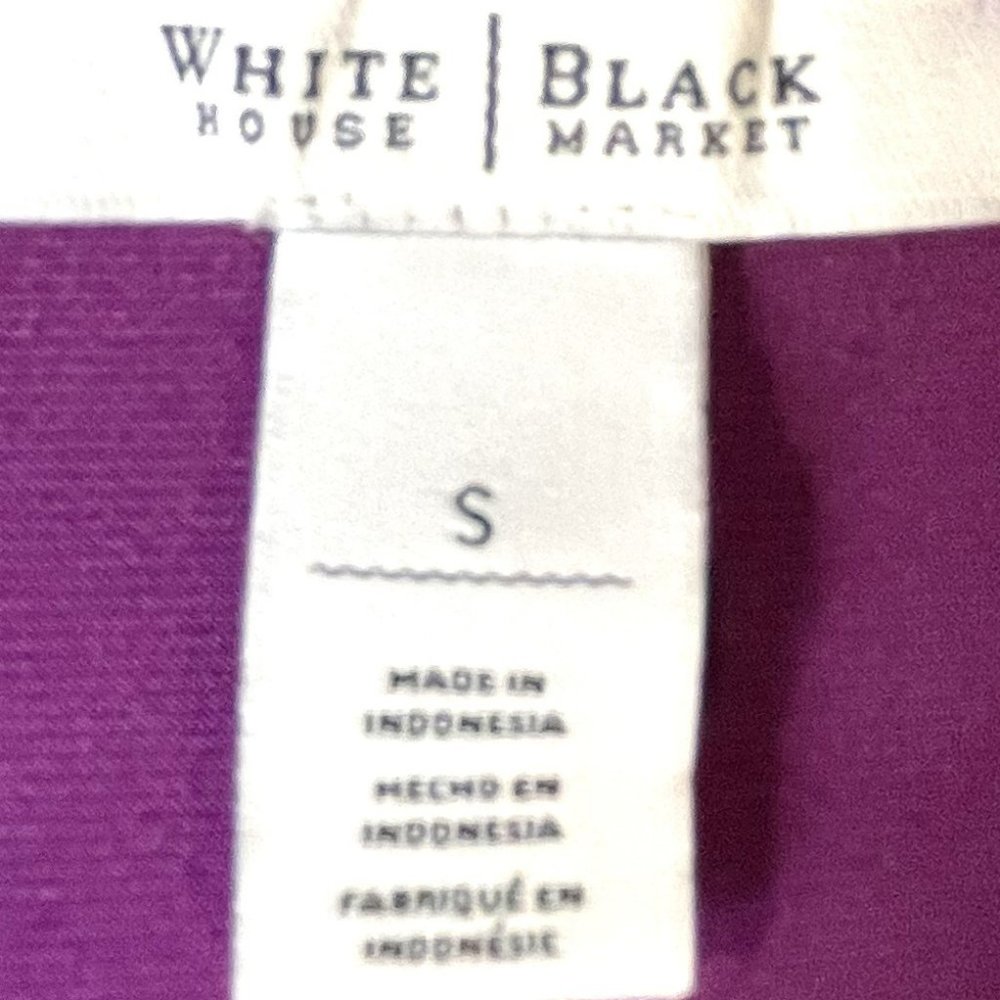 White House Black Market Purple Tank Top Size Small - Picture 3 of 3